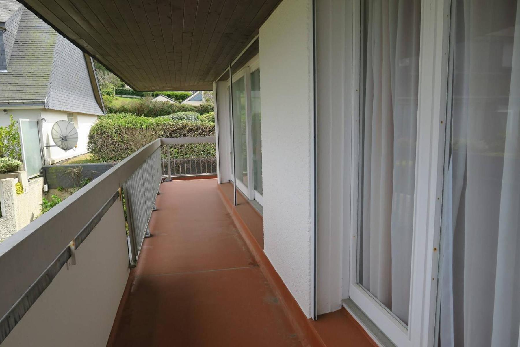 Appartement VUE SUR MER avec terrasse, plage de Trestraou à PERROS-GUIREC - Ref 861 Extérieur photo